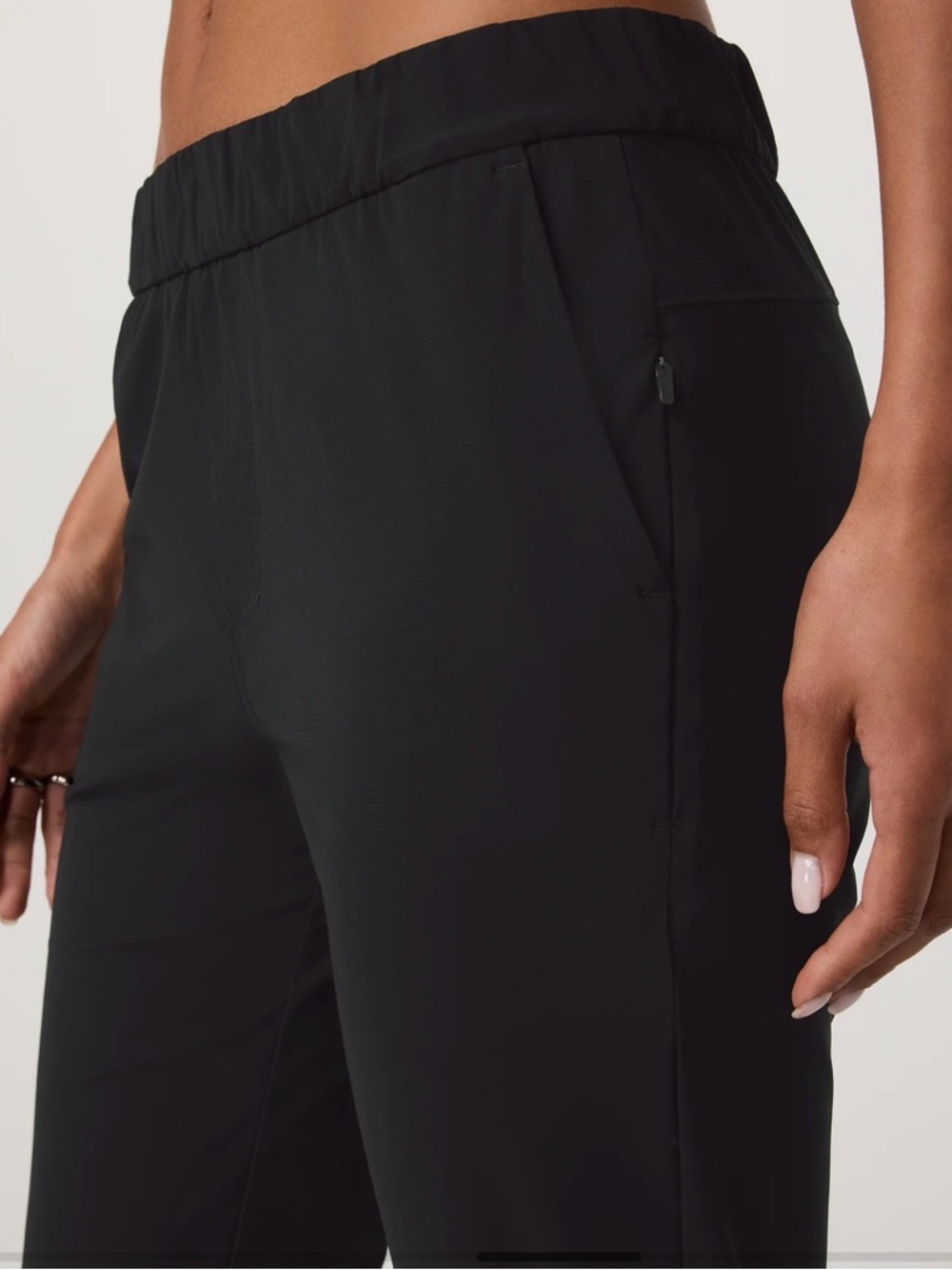 Vuori Miles Ankle Pant - Straight-Leg Black Stretch - Picture 4 of 10